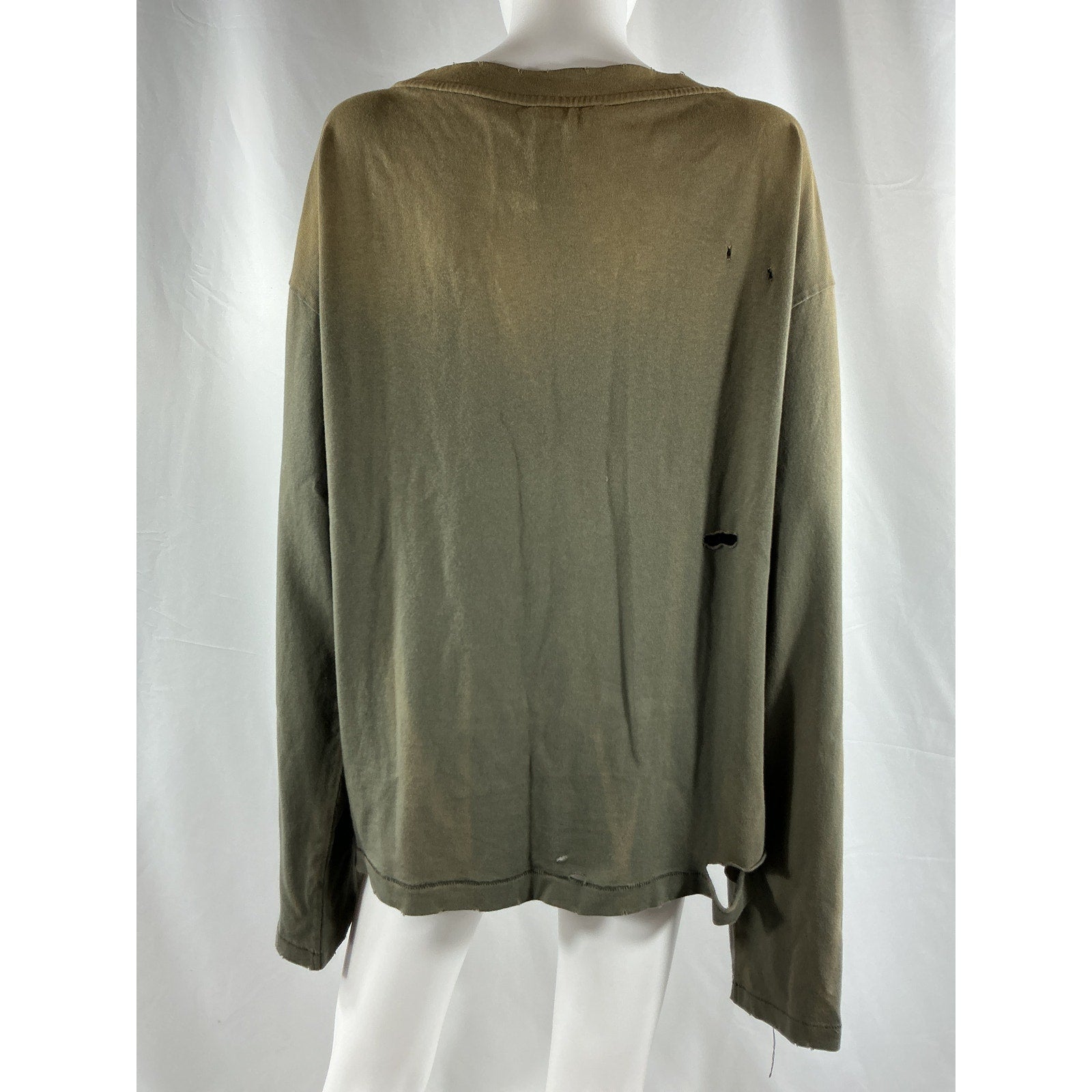 Acne Studios Embroidery Grey Cotton Sweater Size S