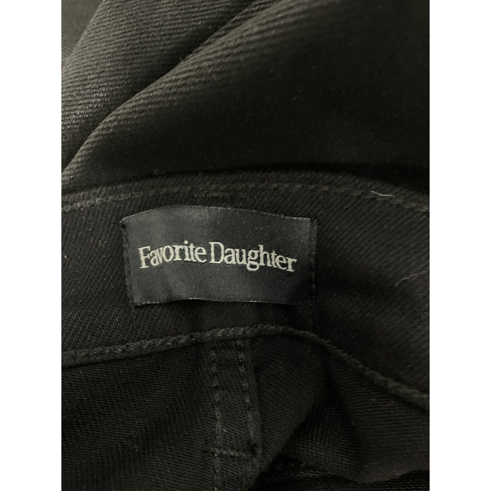 Favorite Daughter 'The Valentina' Black Boot Petite Denim Jean Size 27 - NWT