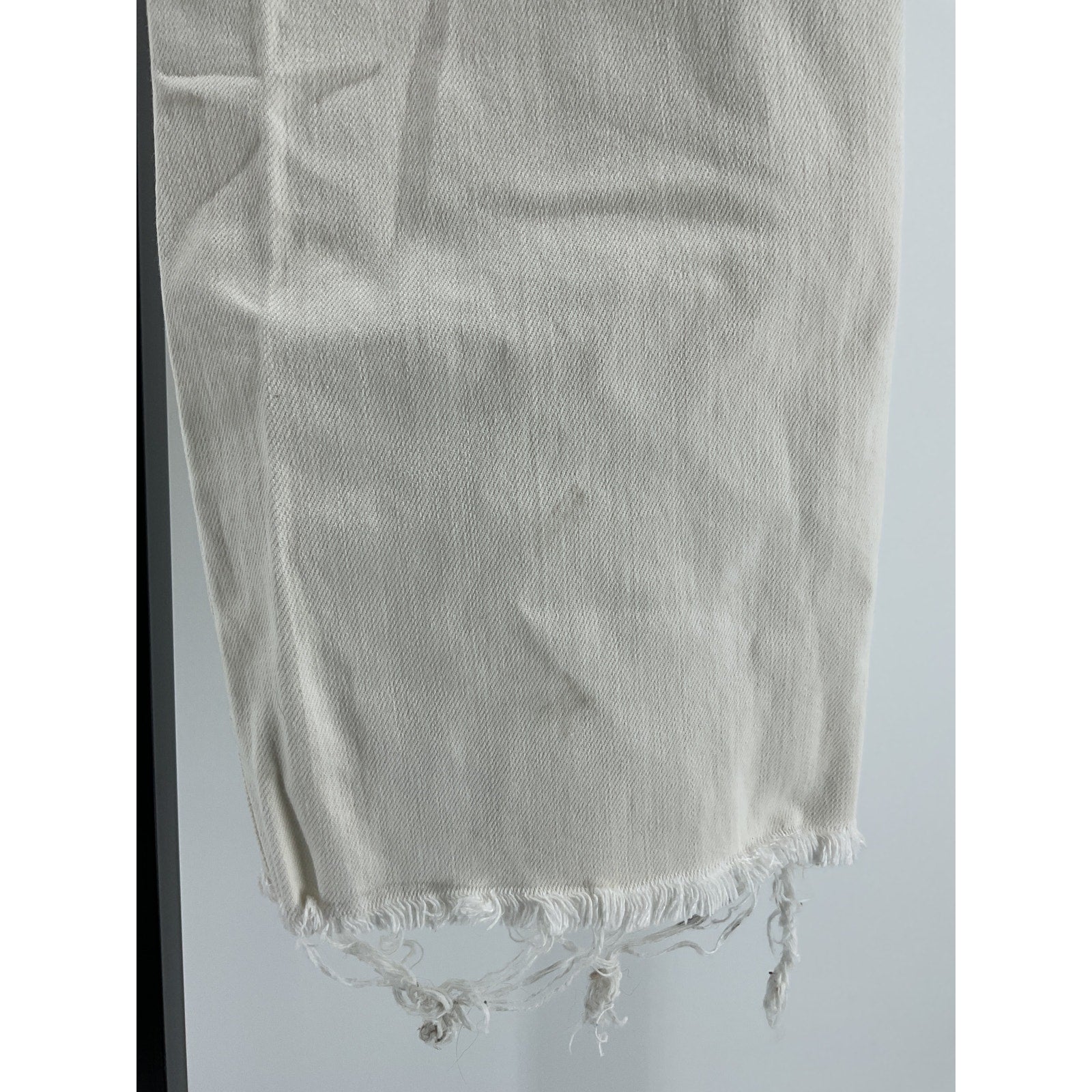 Favorite Daughter 'The Valentina' Super High Rise Mini Bootcut White Denim Jean Size 28