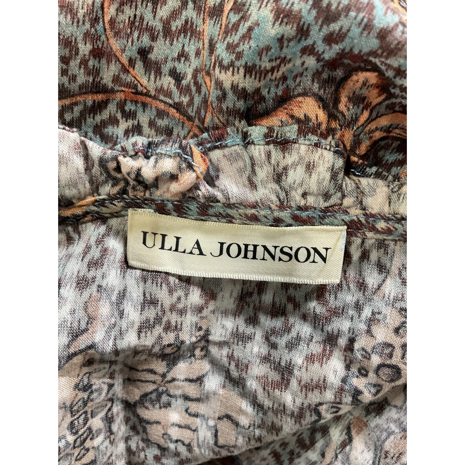 Ulla Johnson 'Manet' Brown Blouse Size 8