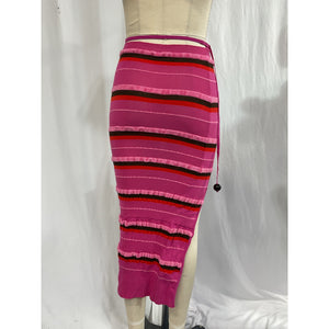 Jacquemus 'La Jupe Maille Concha' Pink Midi Skirt Size 34 - NWT