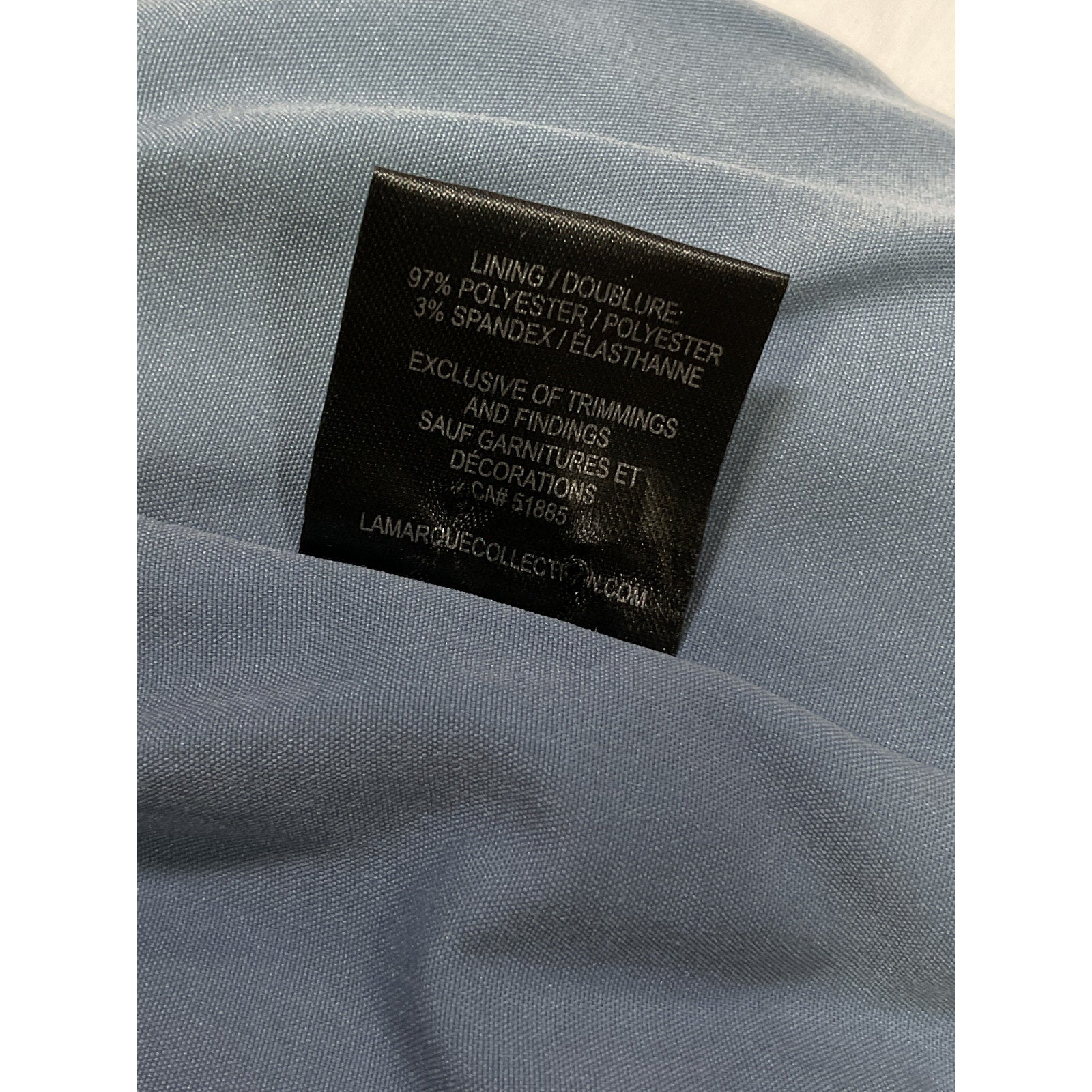 Lamarque 'Zaina' Blue Feather Embellished Top Size S