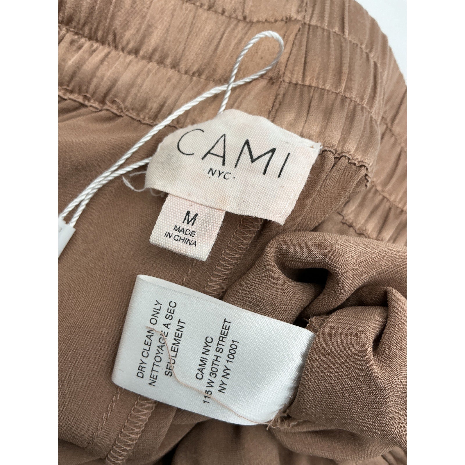 Cami Nyc 'Elsie' Brown Silk Pant Size M