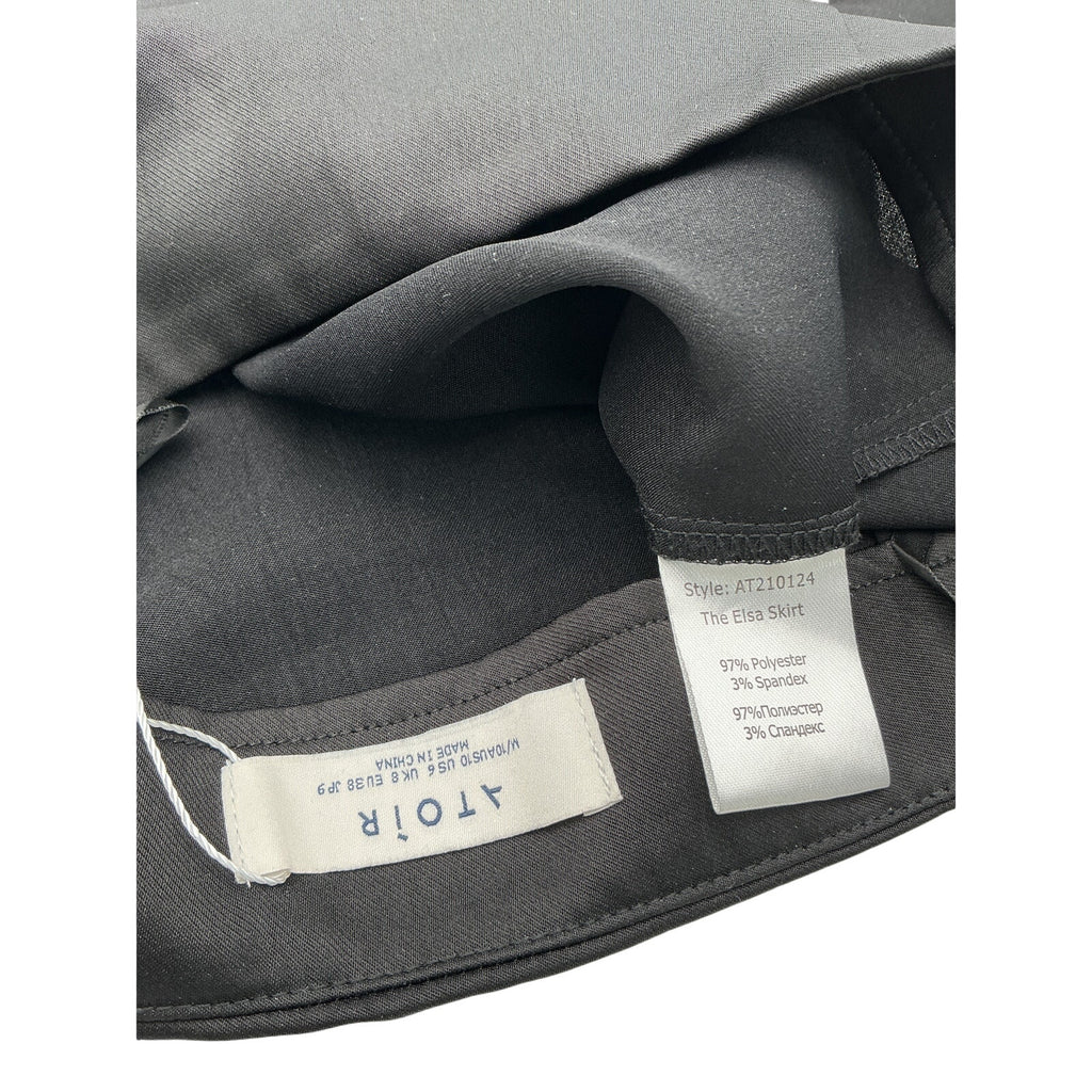 Atoir 'The Elsa' Black Poly Skirt Size 6