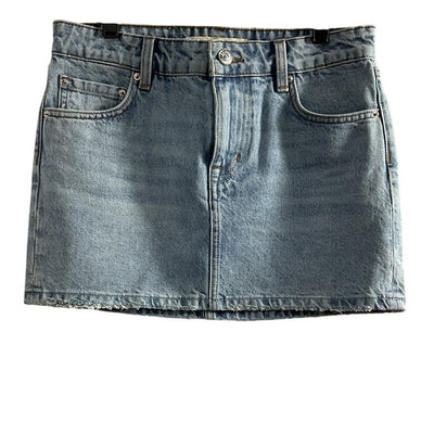 Grlfrnd Classic Riviera Niki Denim Mini Skirt Size 24