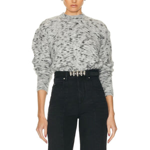 Isabel Marant Fuzzy Gray Morena Sweater Size 36 EU / 4 US