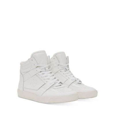 Anine Bing 'Hayden' White High Top Sneakers Size 8