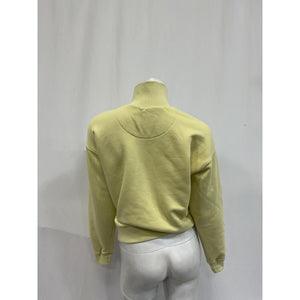 Maison Kitsuné 'Baby Fox' Yellow Turtleneck Sweatshirt Size XS