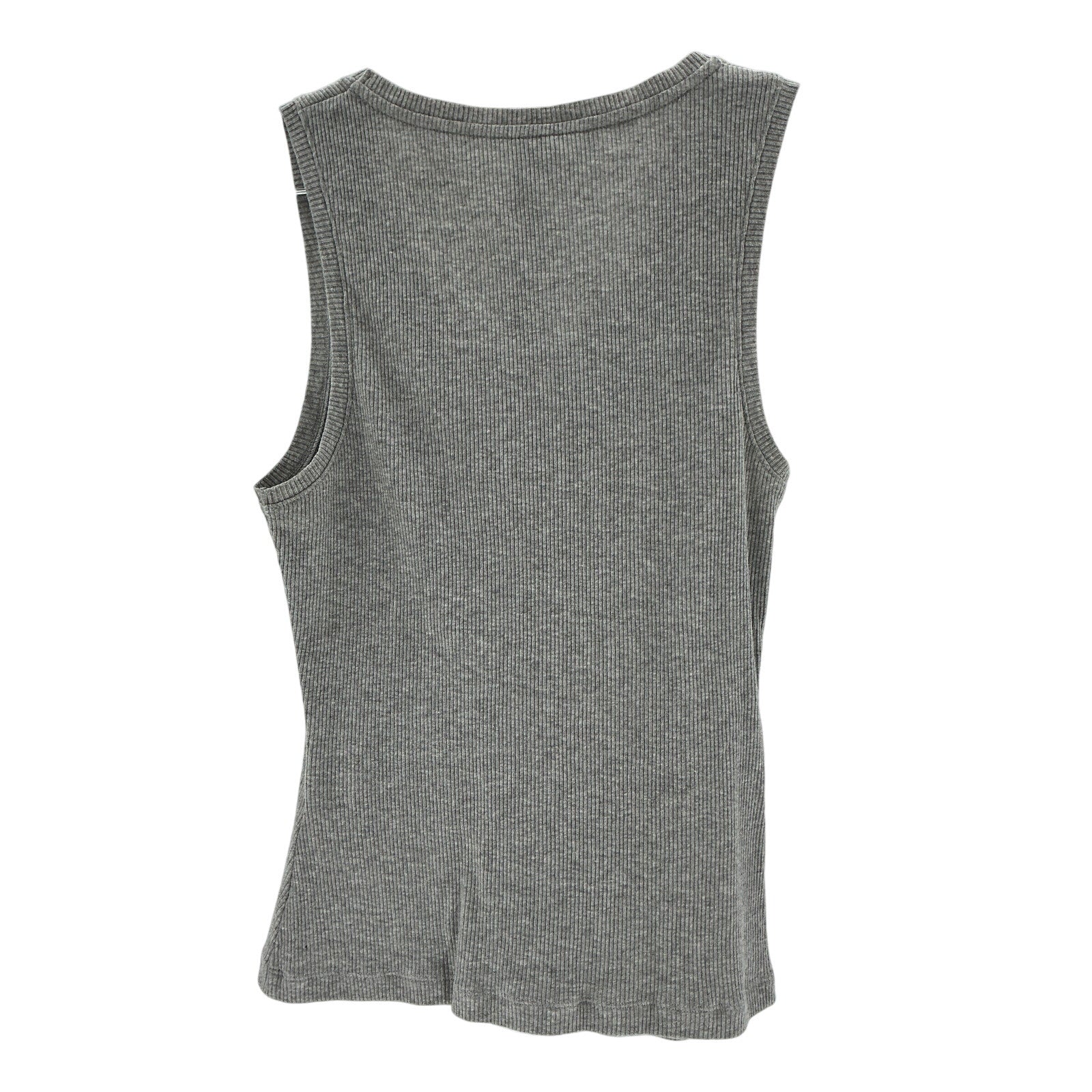 Loewe 'Anagram' Grey Cotton Rib-Knit Tank Top Size M