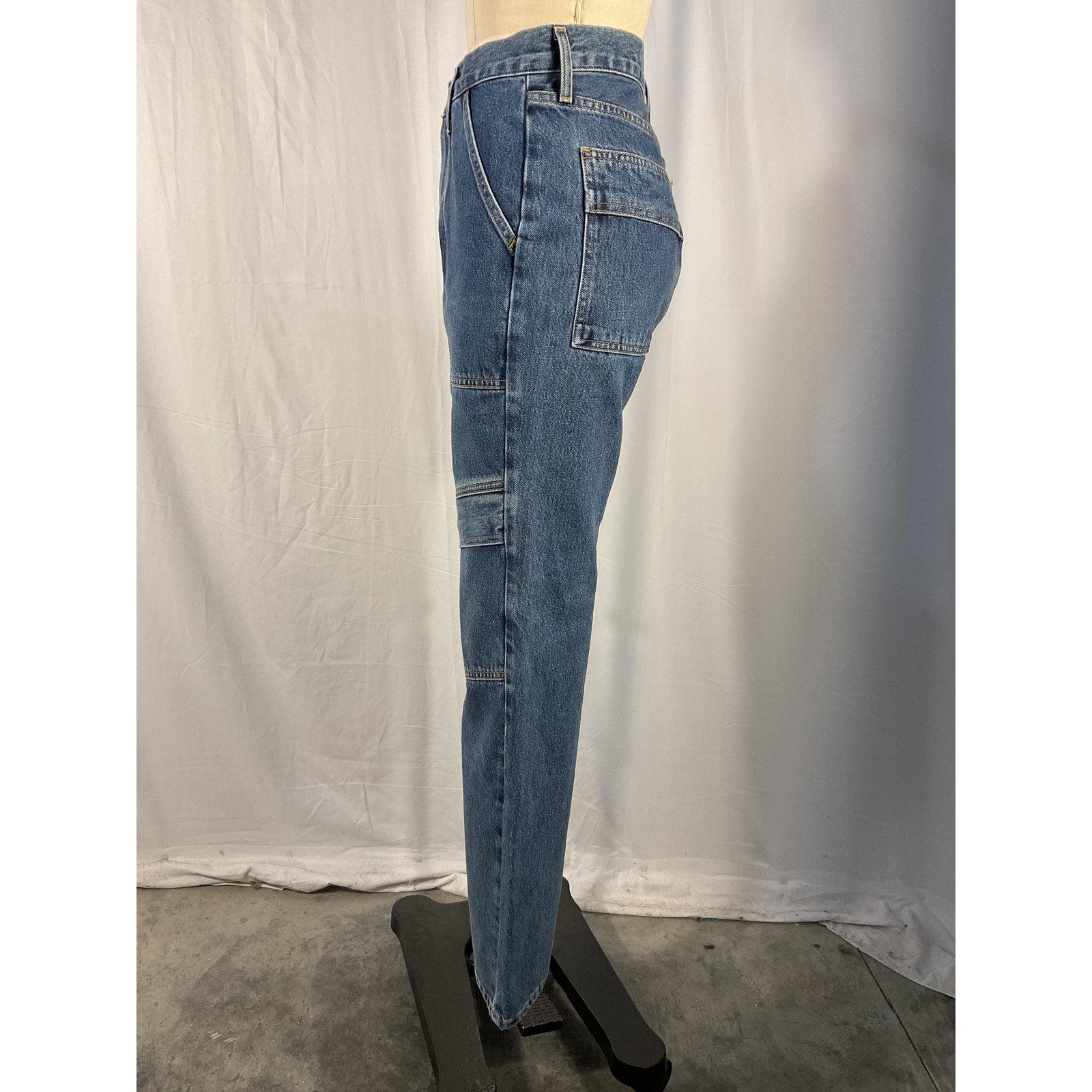 Agolde 'Cooper' Blue Cargo Denim Jean Size 26