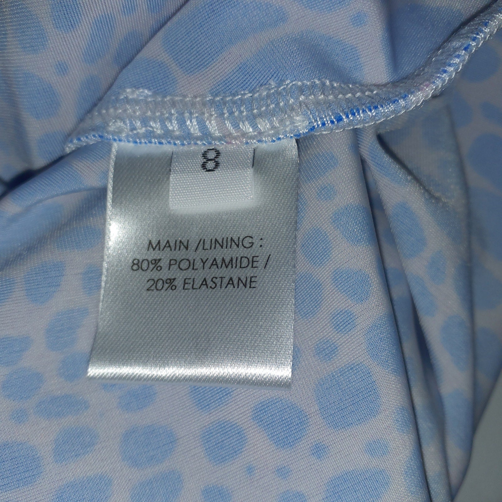 Alex Perry 'Howell' Blue Croc-Print Stretch-Jersey Mini Size XS