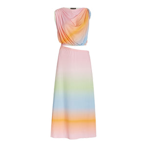 Siedrés Draped Multi Safiya Midi Dress Size EU 34 / US 2