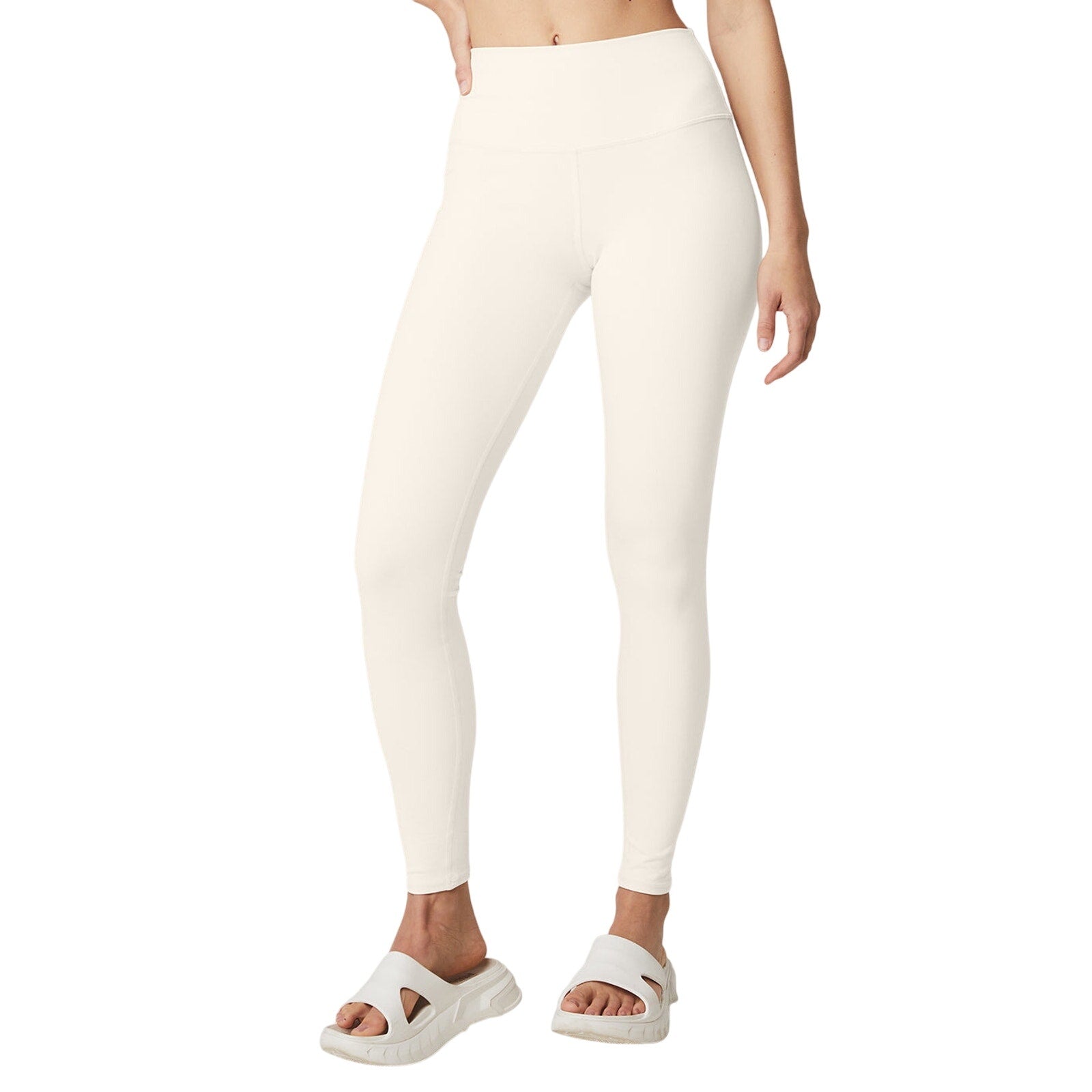 Alo Yoga White Nylon High-Waist Airbrush Legging Size L