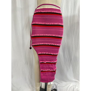 Jacquemus 'La Jupe Maille Concha' Pink Midi Skirt Size 34 - NWT