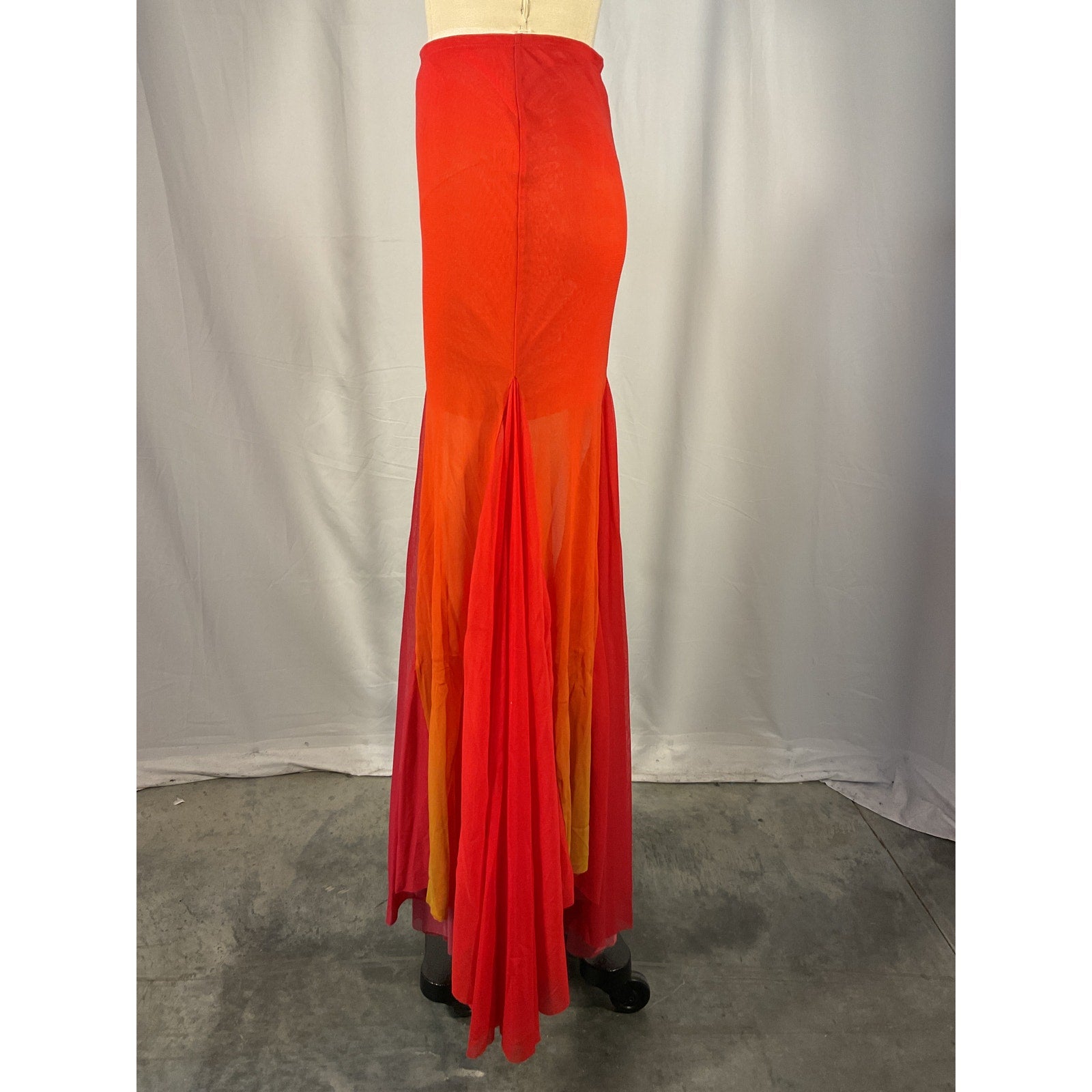 Ronny Kobo 'Tasha' Orange Skirt Size S