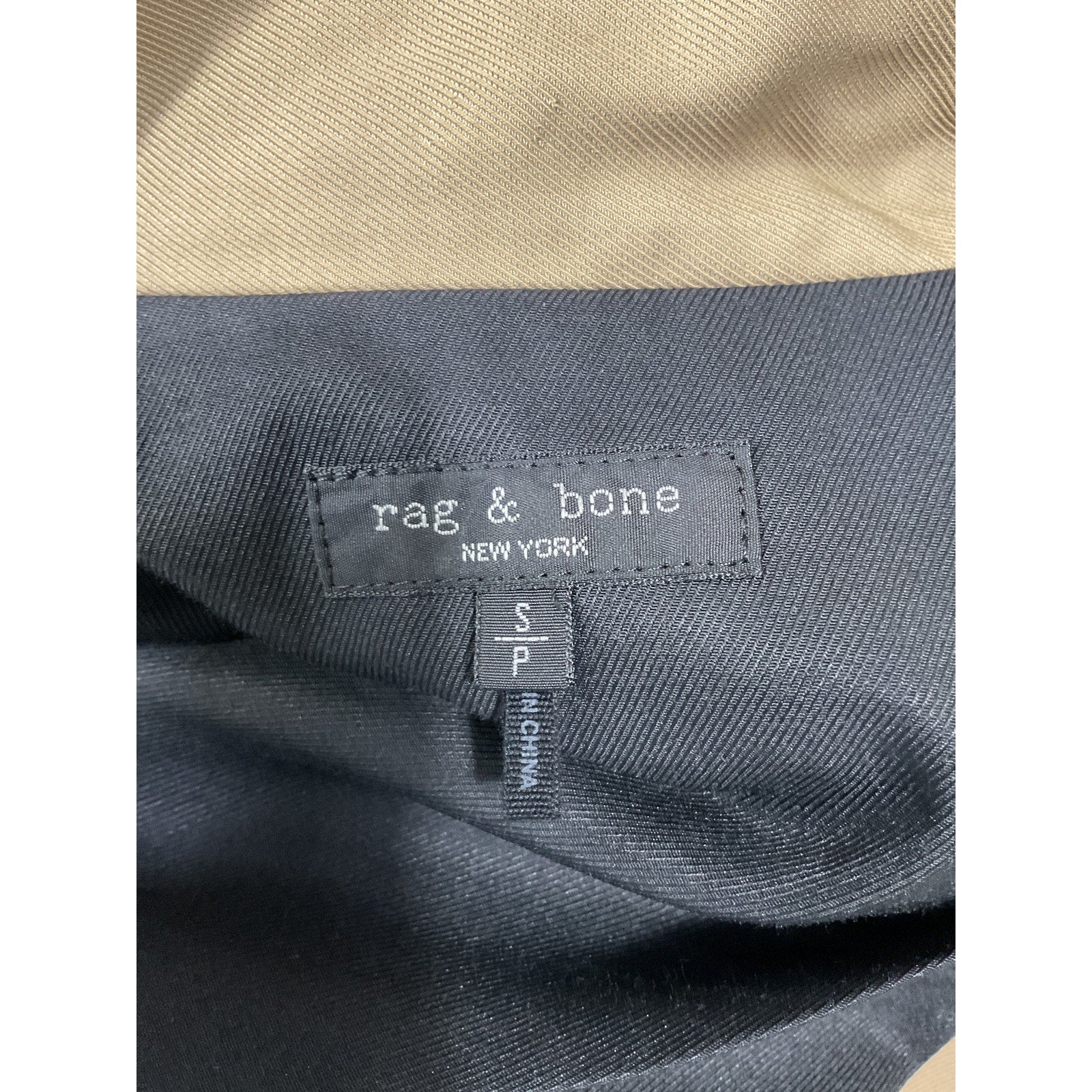 Rag & Bone 'Beverly' Tan Cropped Trench Coat Size S