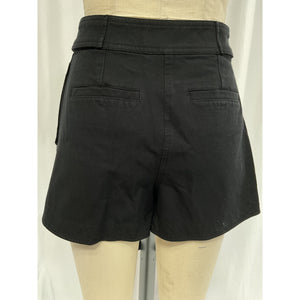 Derek Lam 'Mika' Black Snap Shorts Size 2