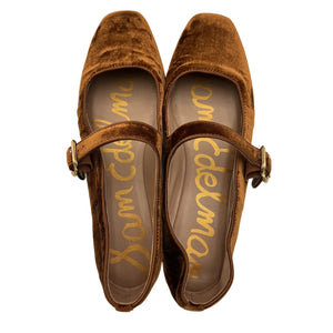 Tuckernuck Velvet Brown Michaela Flats Size 9.5