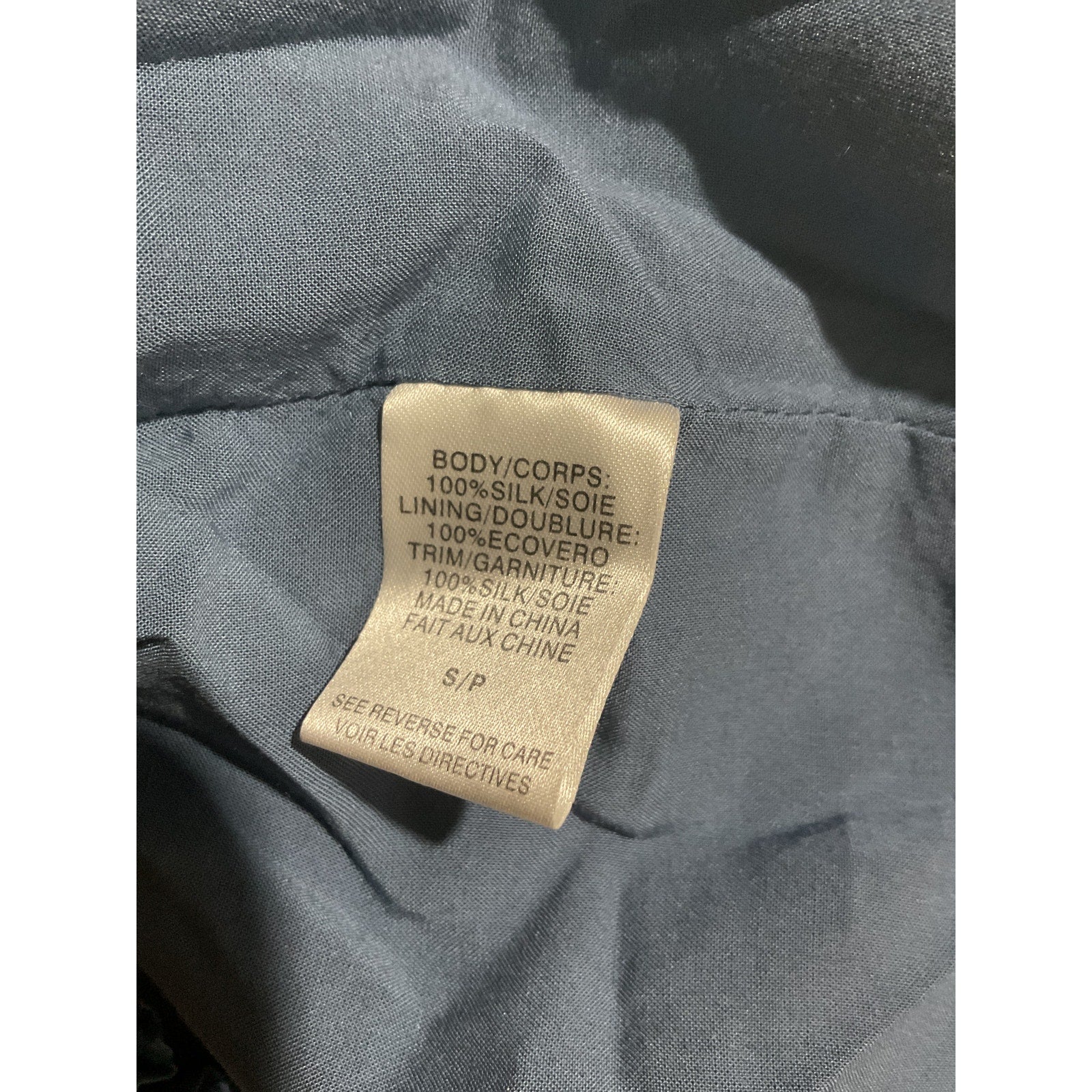 Cami Nyc 'Clover' Blue Silk Cami Size S