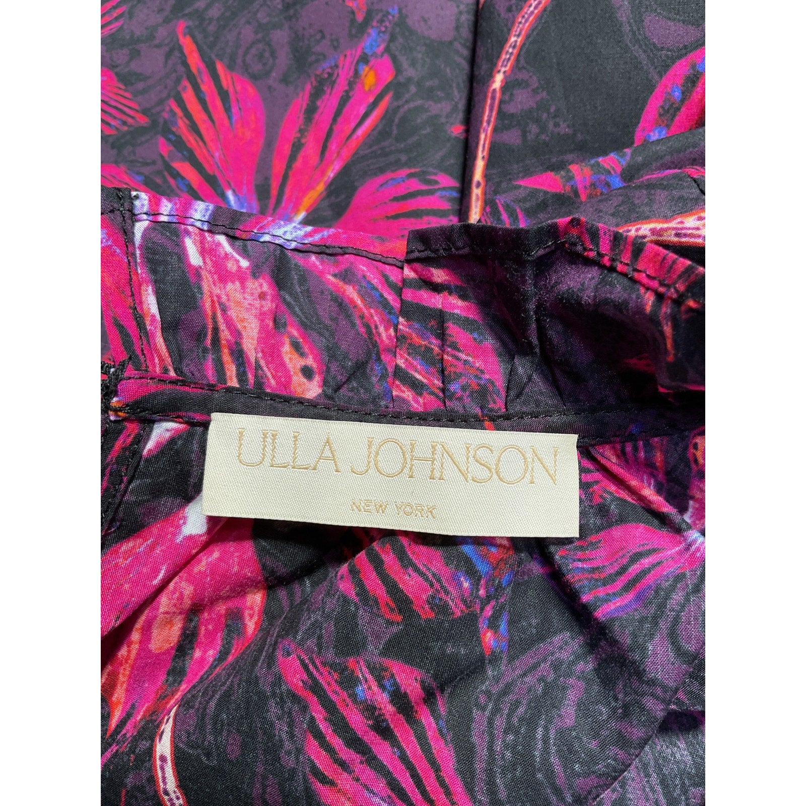 Ulla Johnson 'Marlie' Pink Cotton Blouse Size 2