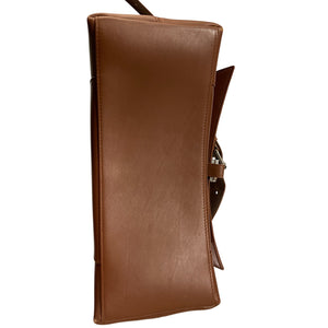 Balenciaga Soft Dark Tan Hourglass Shoulder Bag