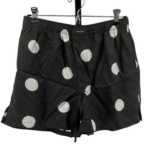 Balenciaga Polka Dot Black Pajama Shorts Size 36 EU / 4 US