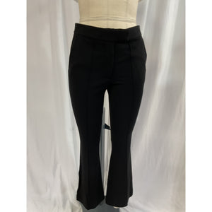 Helmut Lang 'Cropped' Black Bootcut Pants Size 4