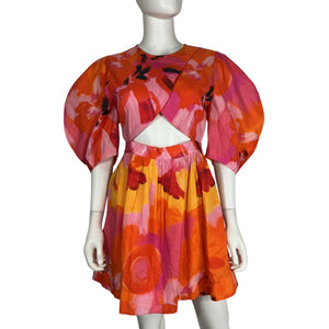 De Loreta Vibrant Multicolor Candelaria Dress Size S