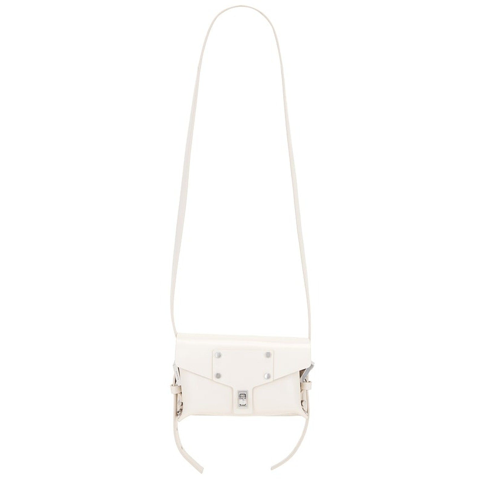Allsaints 'Miro' Cream Leather Mini Crossbody Size OS