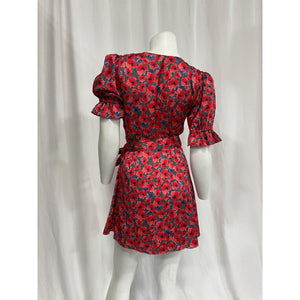 House Of Harlow 1960 x Revolve 'Aja' Red Satin Mini Dress Size XS