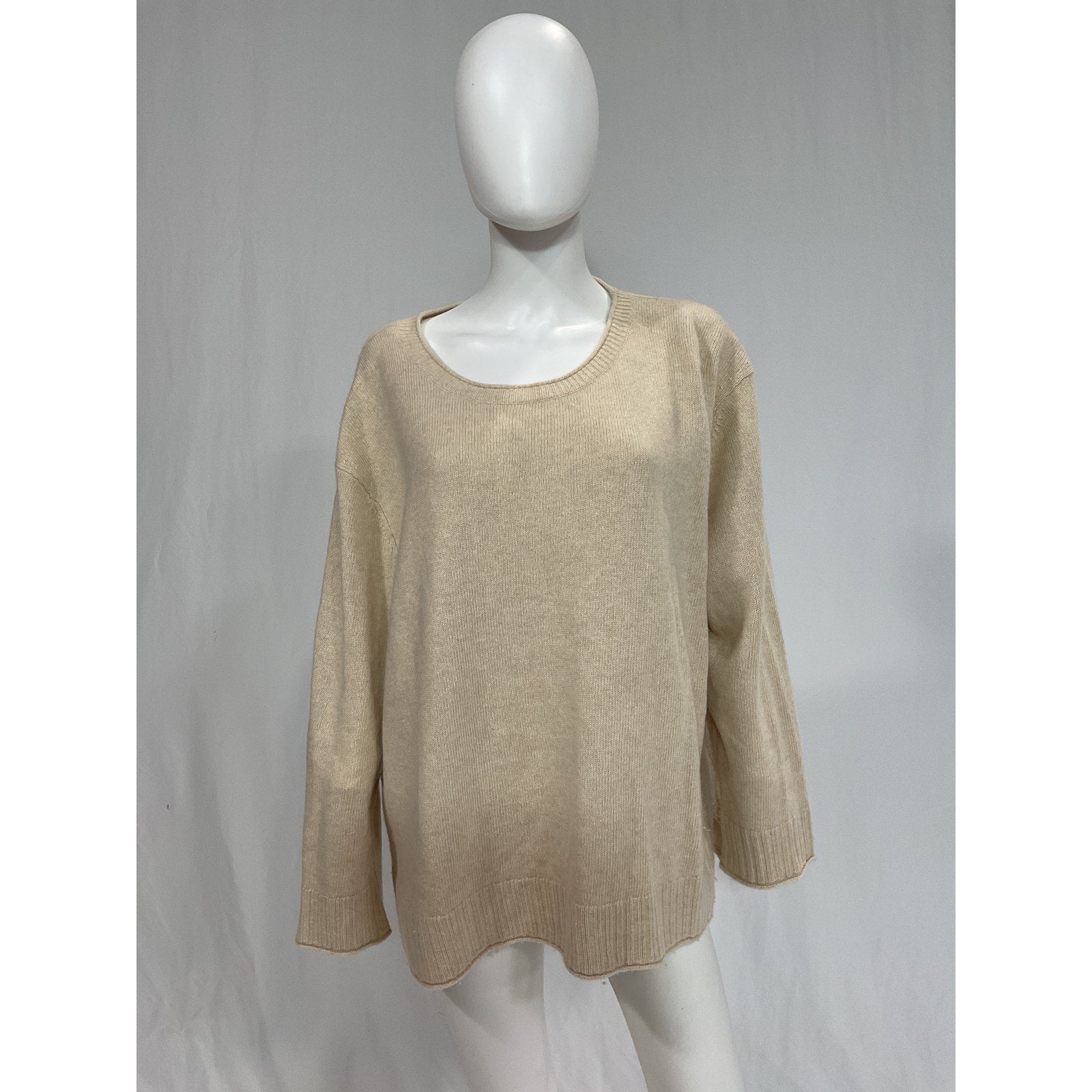 Jenni Kayne 'Everyday' Beige Sweater Size 3X