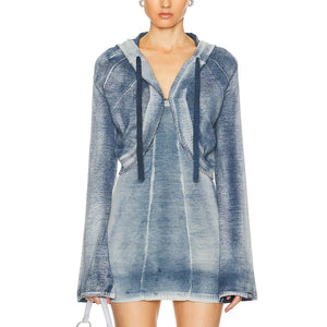 Knwls Cropped Blue Enyo Cardigan Size XS NWT