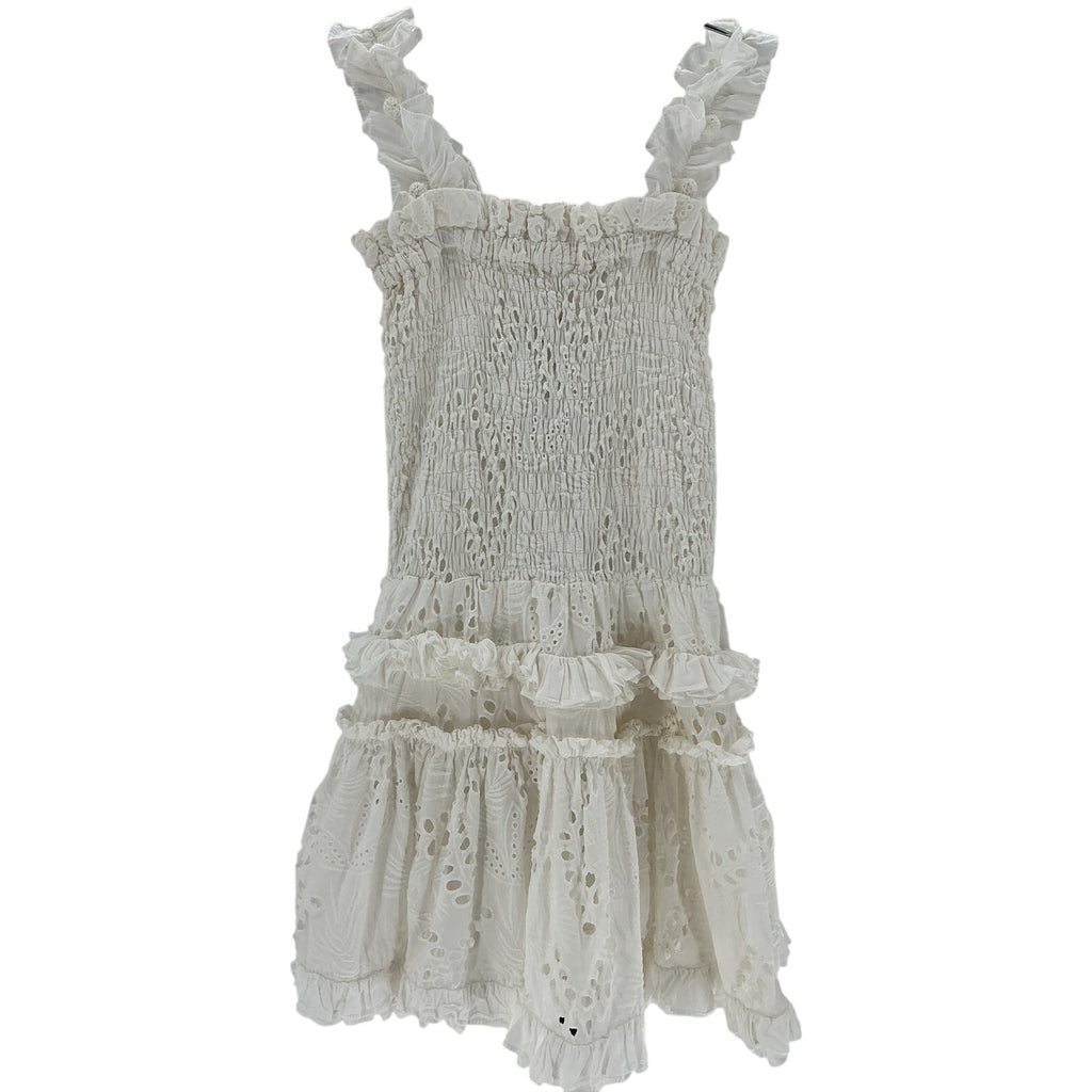 Waimari 'Alfresco' White Cotton Mini Dress Size XS