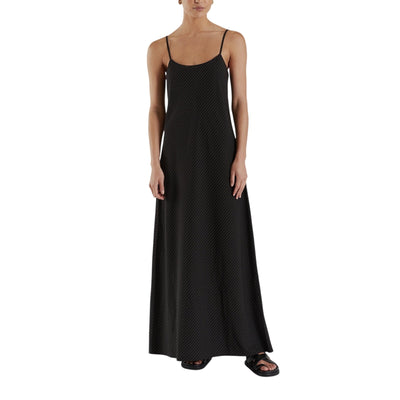 Dissh Pinstriped Black Diego Dress Size 12