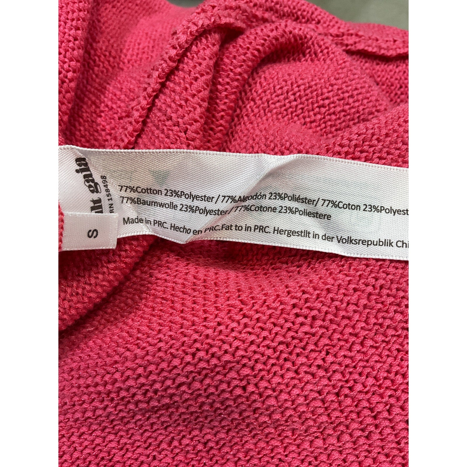 Cult Gaia 'Kendall' Pink Knit Dress Size S