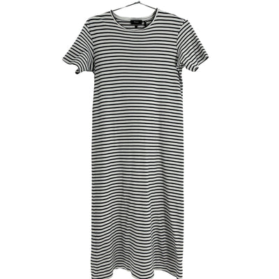 Theory Striped Multicolor Easy Tee Dress Size P