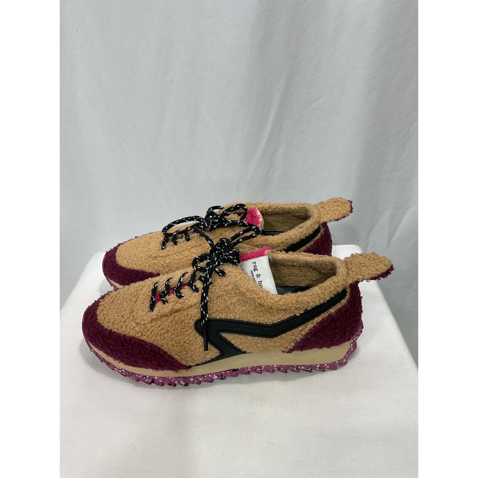 Rag & Bone 'Retro' Tan Runner Sneakers Size 8