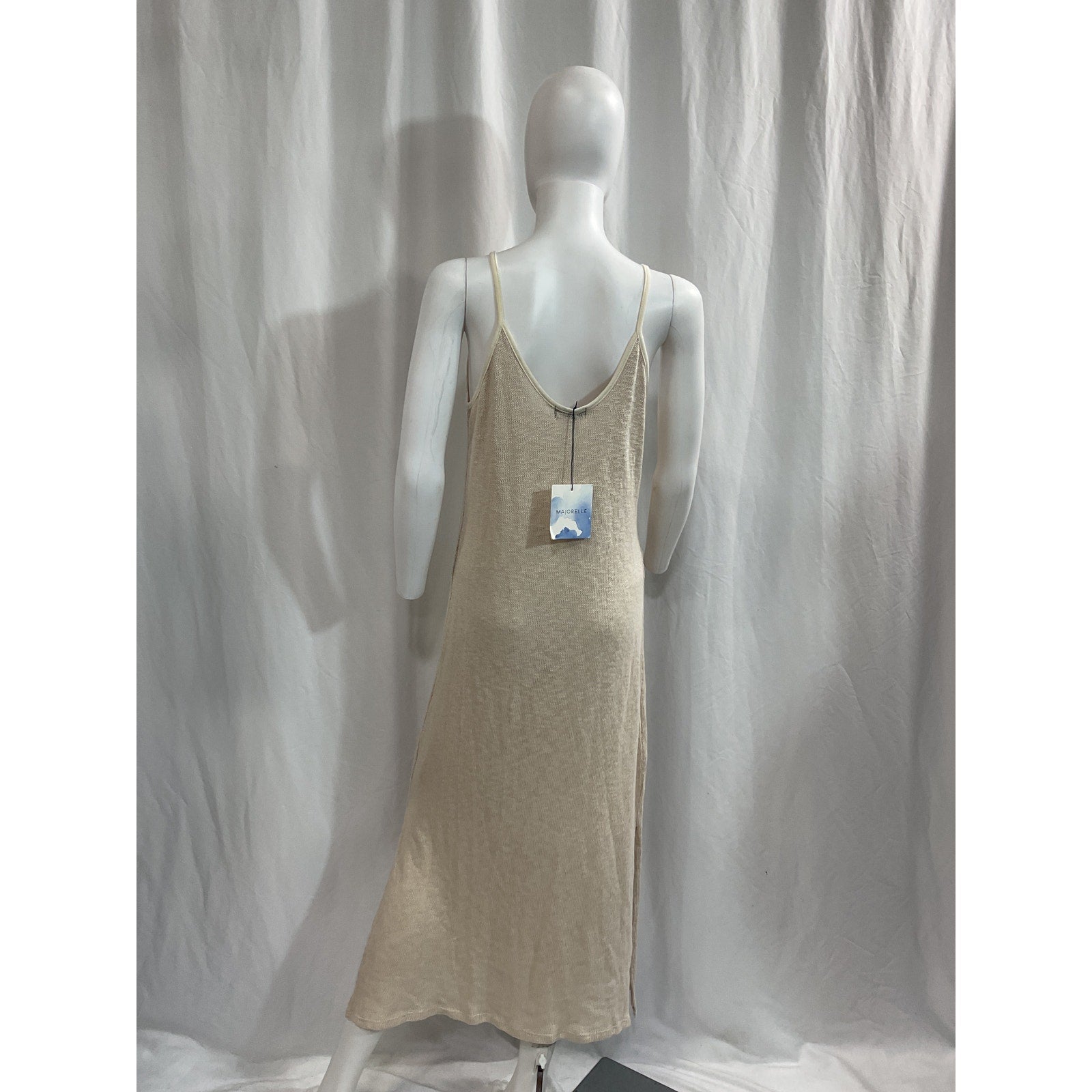 Majorelle Midi Slip White Dress Size M - NWT