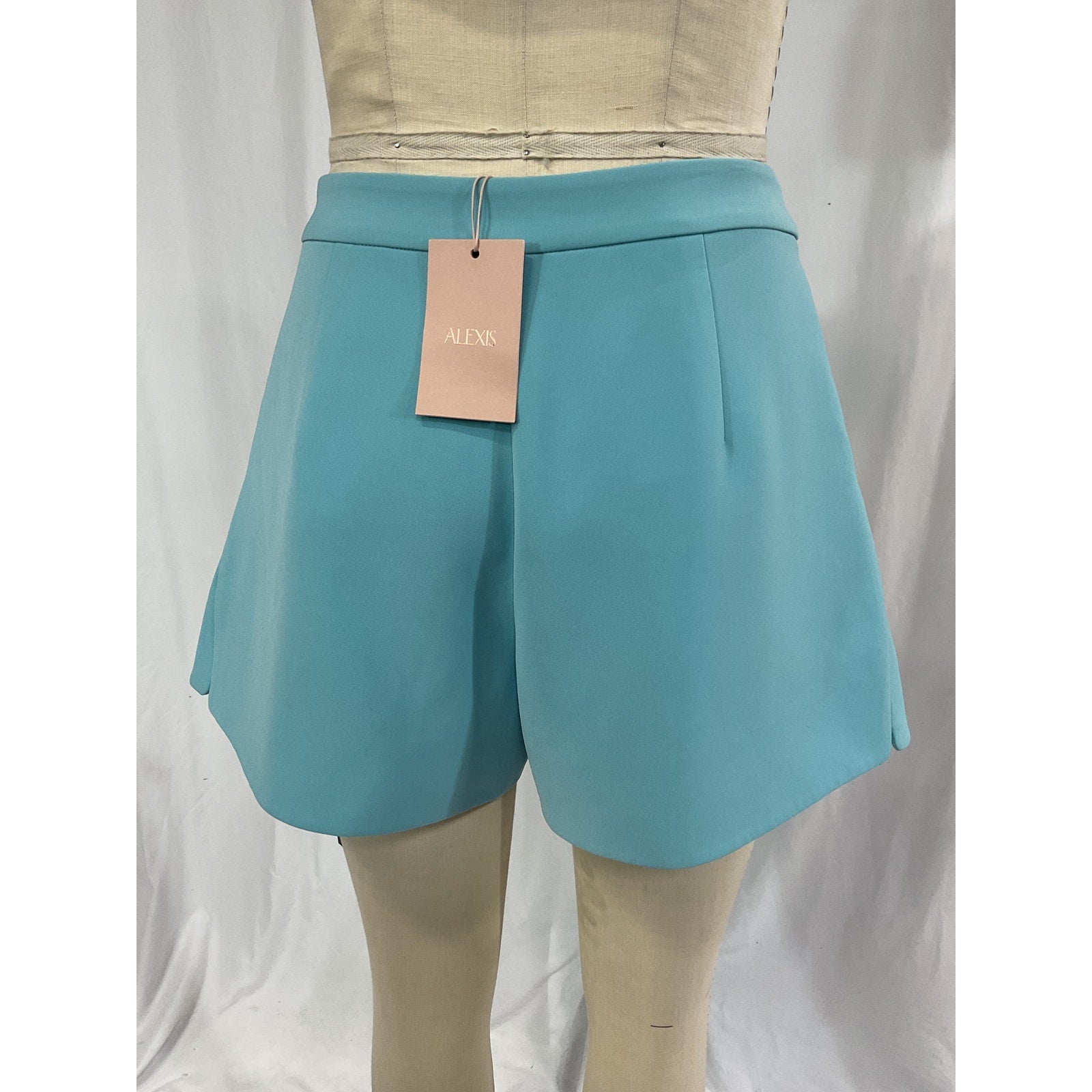 Alexis 'Colton' Blue Crepe Short Size M - NWT