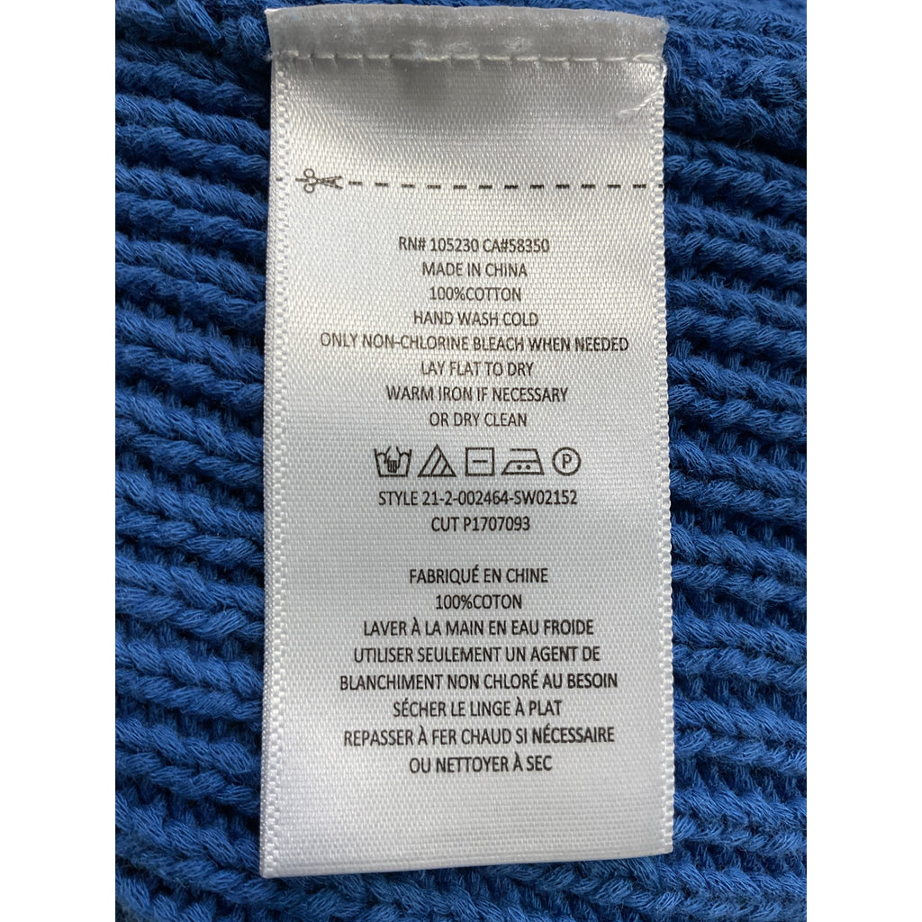 Equipment 'Pommina' Blue Polo Sweater Size XS