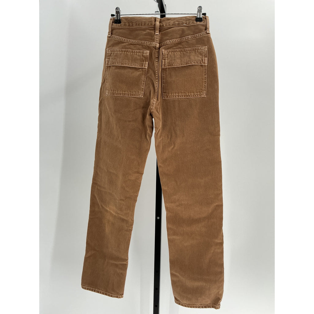Agolde Cooper Brown Cotton Cargo Size 24