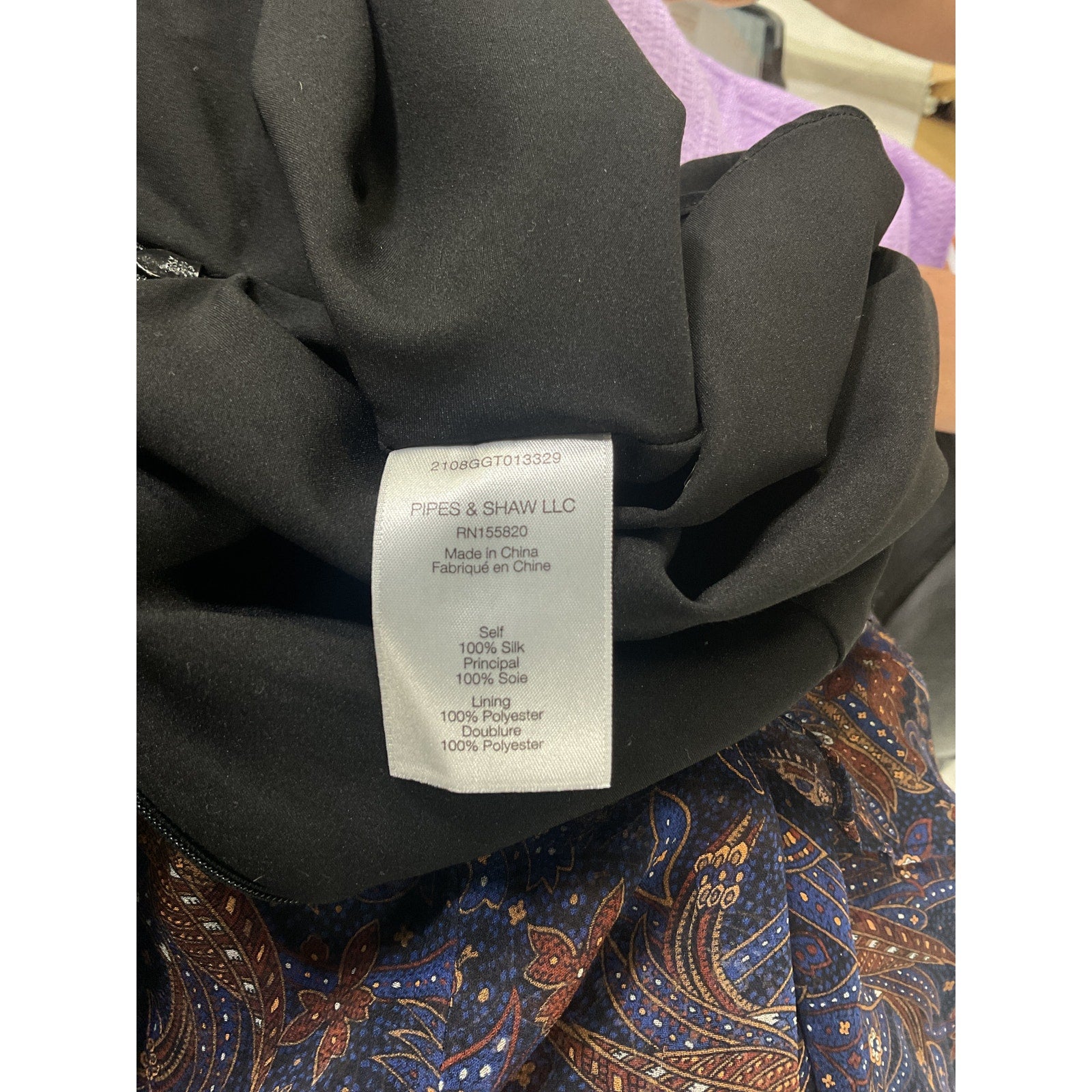 Veronica Beard 'Trixie' Blue Asymmetrical Paisley Chiffon Skirt Size OS