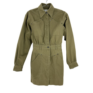 Shona Joy Utility Green Chiara Dress Size 4
