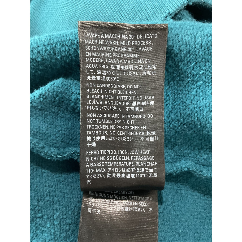 Balenciaga Regular Blue Cotton Crewneck Sweatshirt Size XXS