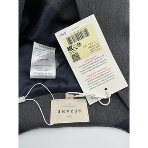 Sézane Tailored Gray Elroy Vest Size 34