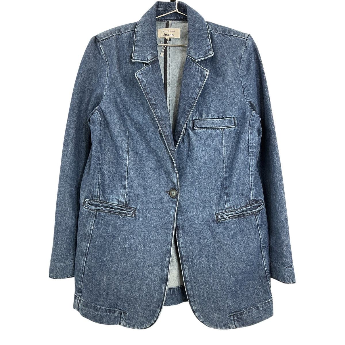 Reformation Relaxed Blue Elsa Blazer Size S