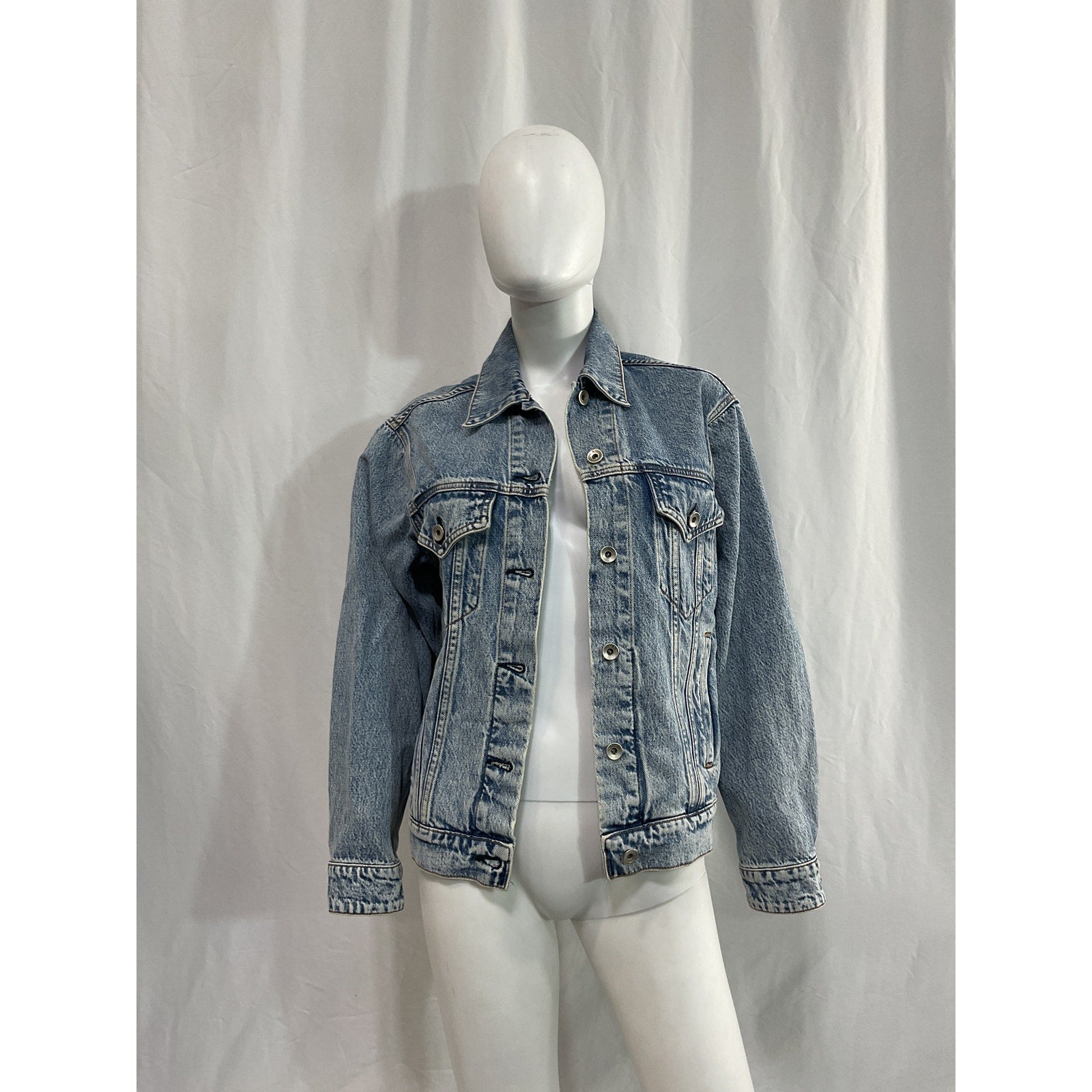 Rag & Bone 'Oversized' Blue Jacket Size XS