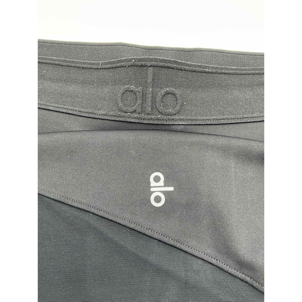Alo Yoga 'Airlift' Black Polyester High-Waist 7/8 Rebel Legging Size S