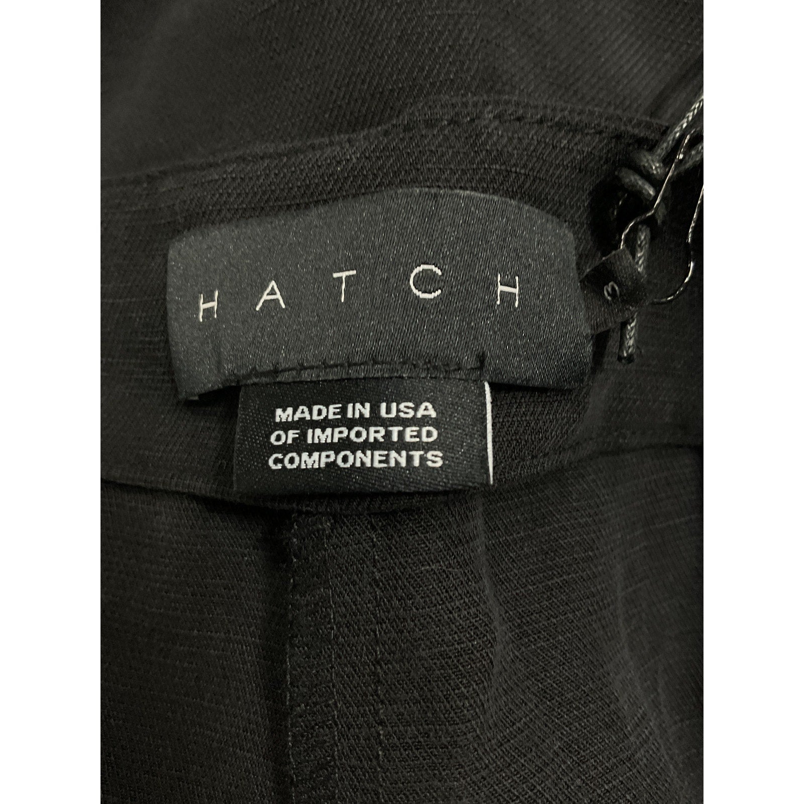 Hatch 'The Georgie' Black Sateen Jumpsuit Size 3 - NWT