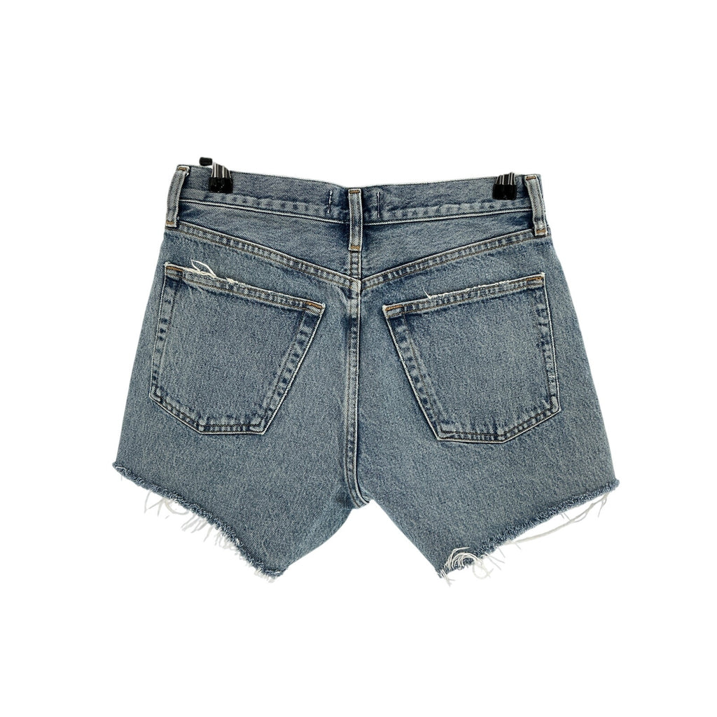 Agolde Parker Blue Cotton Long Short Size 25